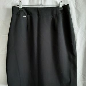 Black pencil skirt